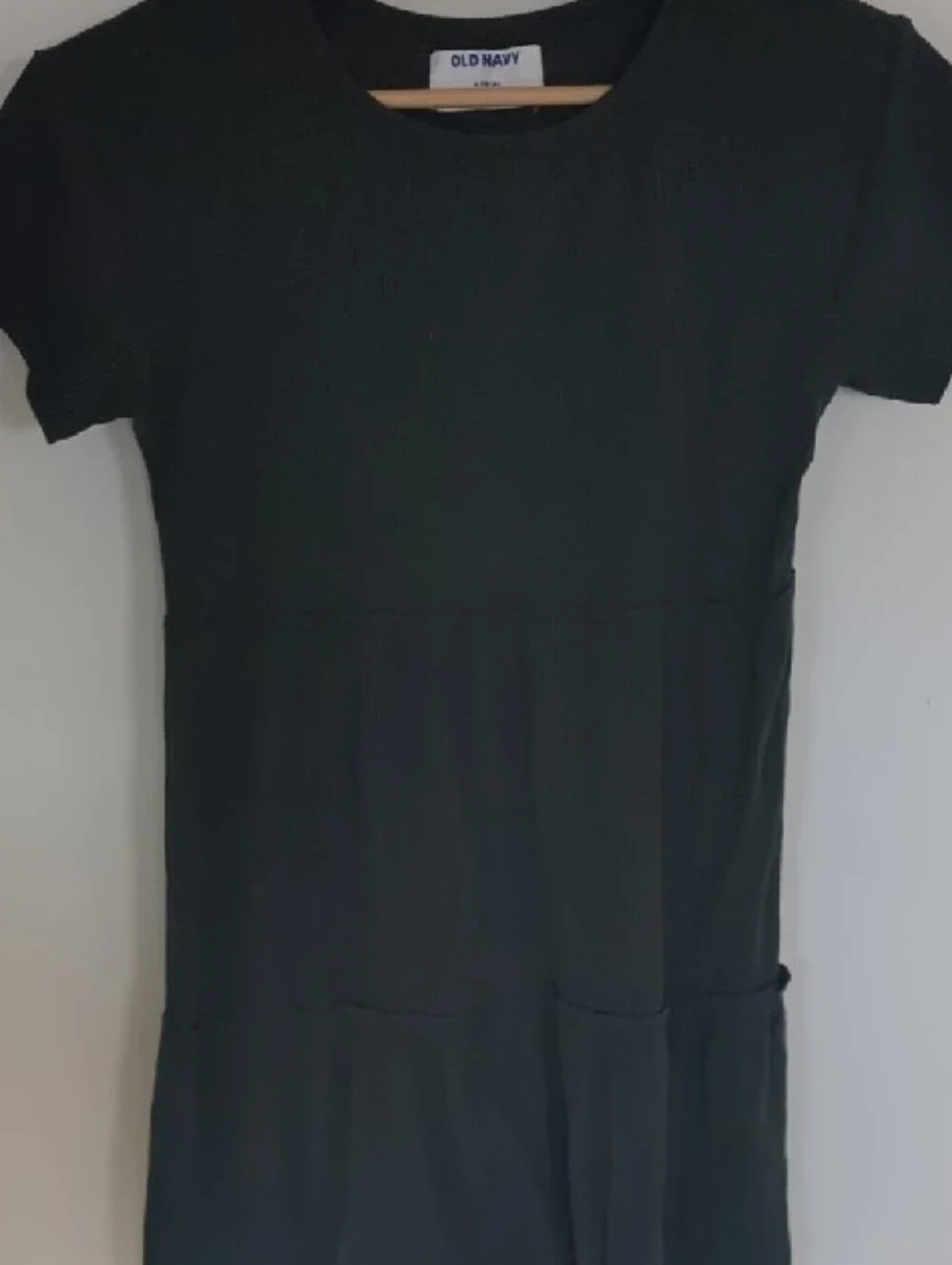 Old Navy Girls' Dark Green & Black Casual Dresses Duo
